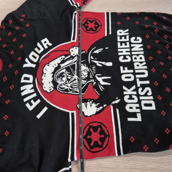 Star Wars Black and Red Graphic Sweater - Picture 8 of 9